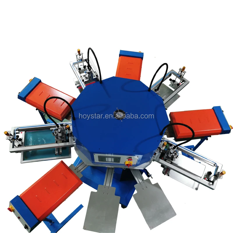 automatic machines srigraphie tee shirt screen printing machine 4 color