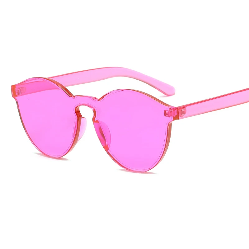 
Sinle custom sun glasses jello candy colored sunglasses for men/women clear lens glasses 