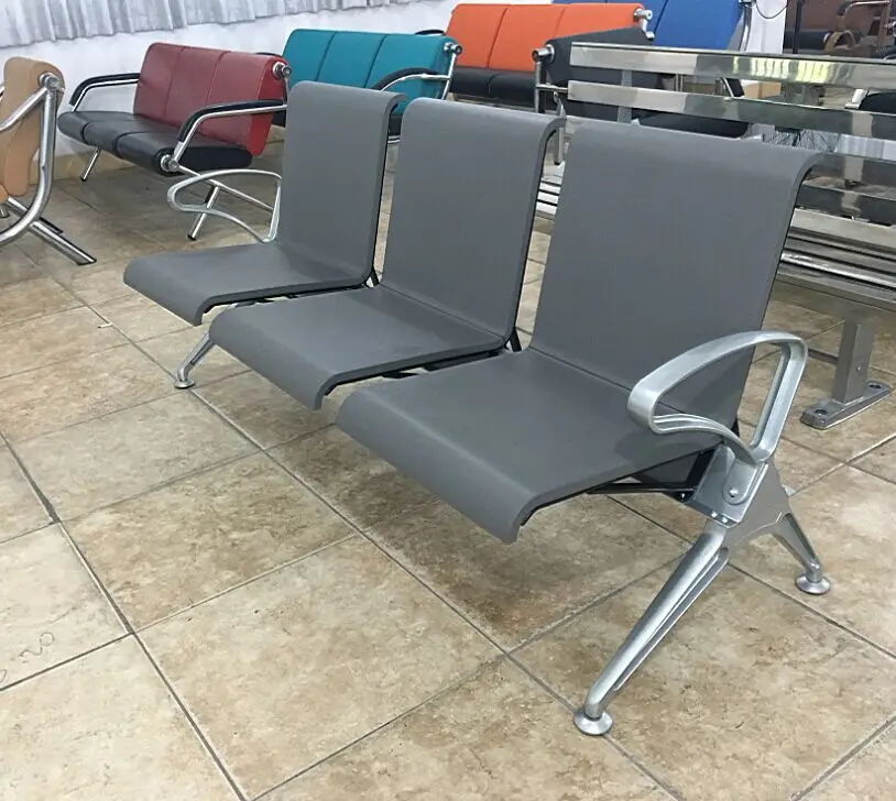 
Popular Hospital Visitor Chair 3-Seater Airport Waiting Chair 