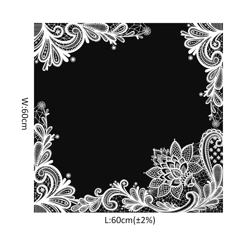 
60*60CM black white red colorful plastic wrapping paper printed flower paper 