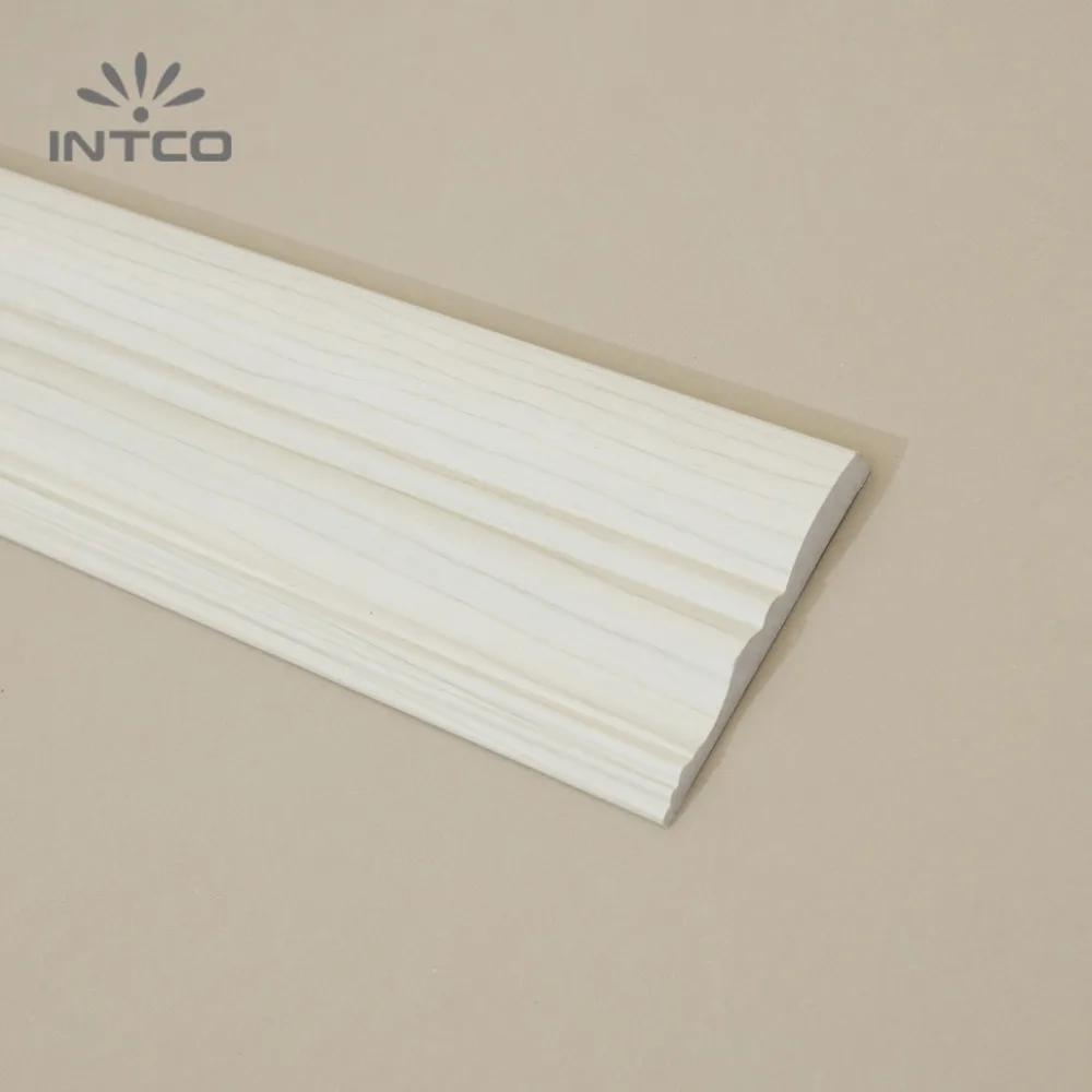 INTCO 8cm High Quality Waterproof Wall Decorative Polished Plastic Foam Chair-Rails Moulding Chair Rail