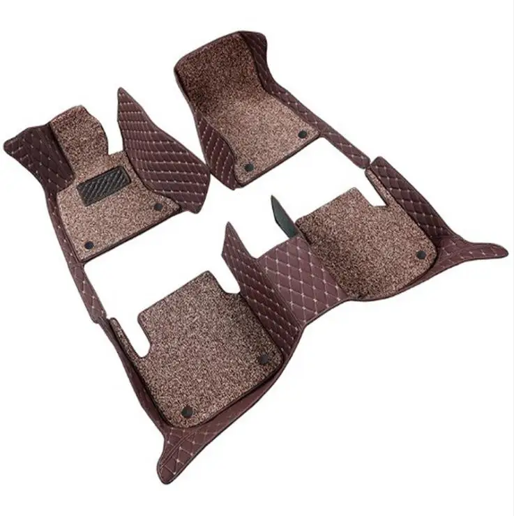 Factory Manufacture Tailored Rubber Waterproof With Wire coil Plastic 5d Car Full Floor Mat