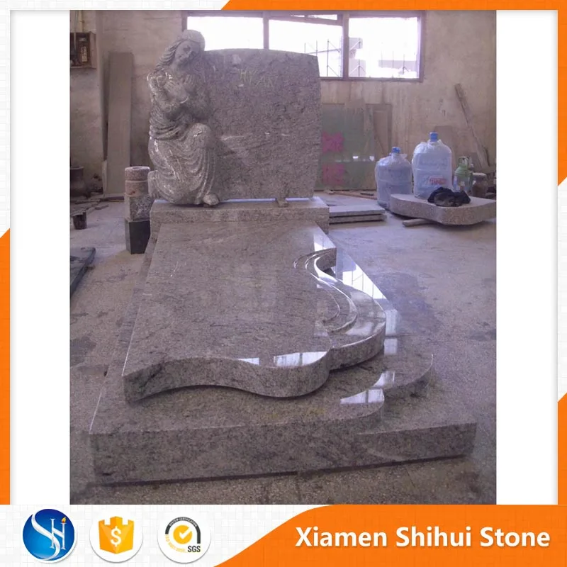 Pradiso purple polished French customized granite tombs prices