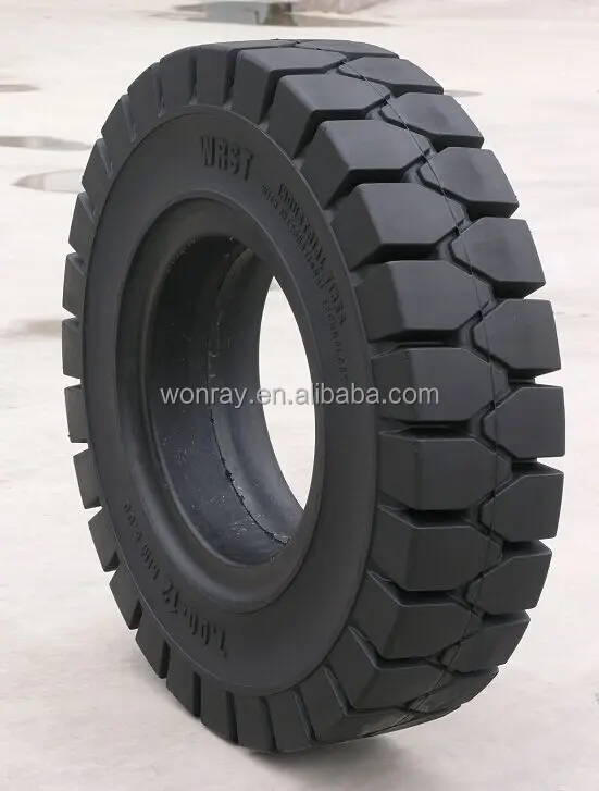 China 650-10 23*9-10 soild quick heel forklift tyres for linde forklift