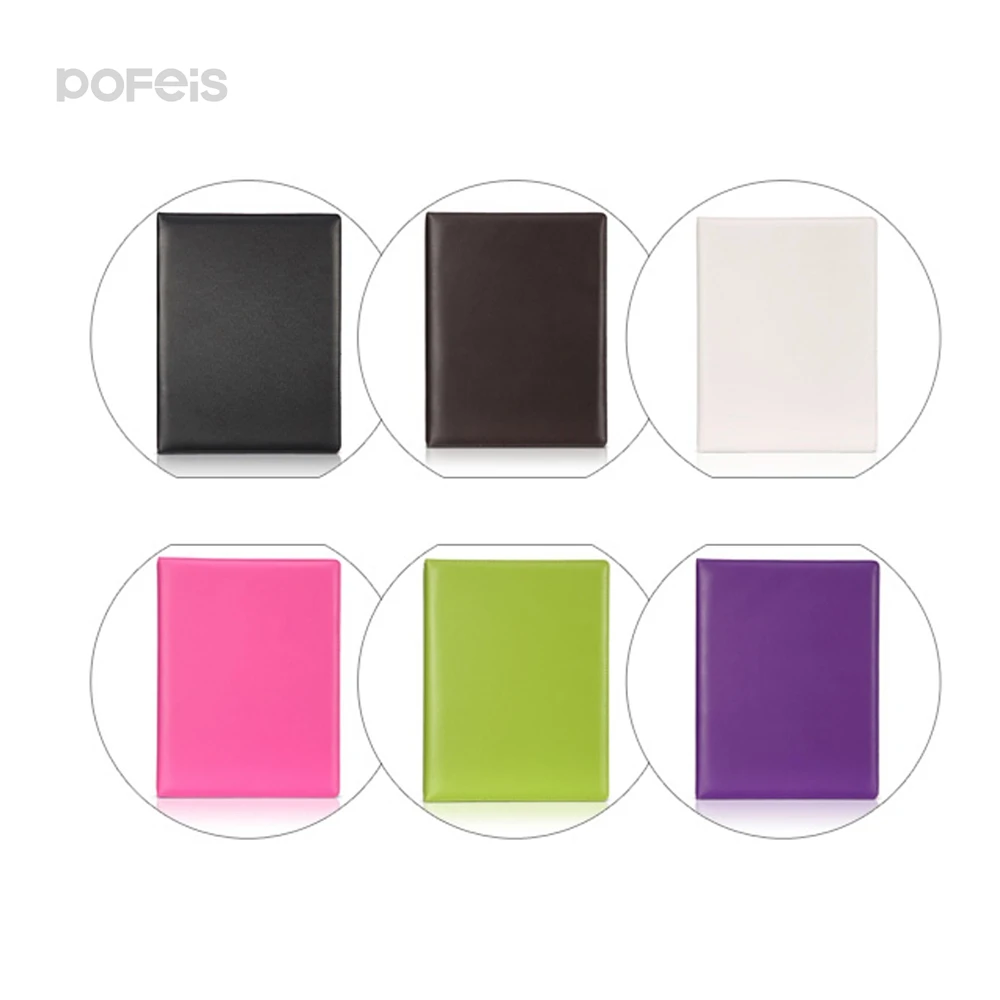 Custom executive handmade PU leather A4 size file document folder