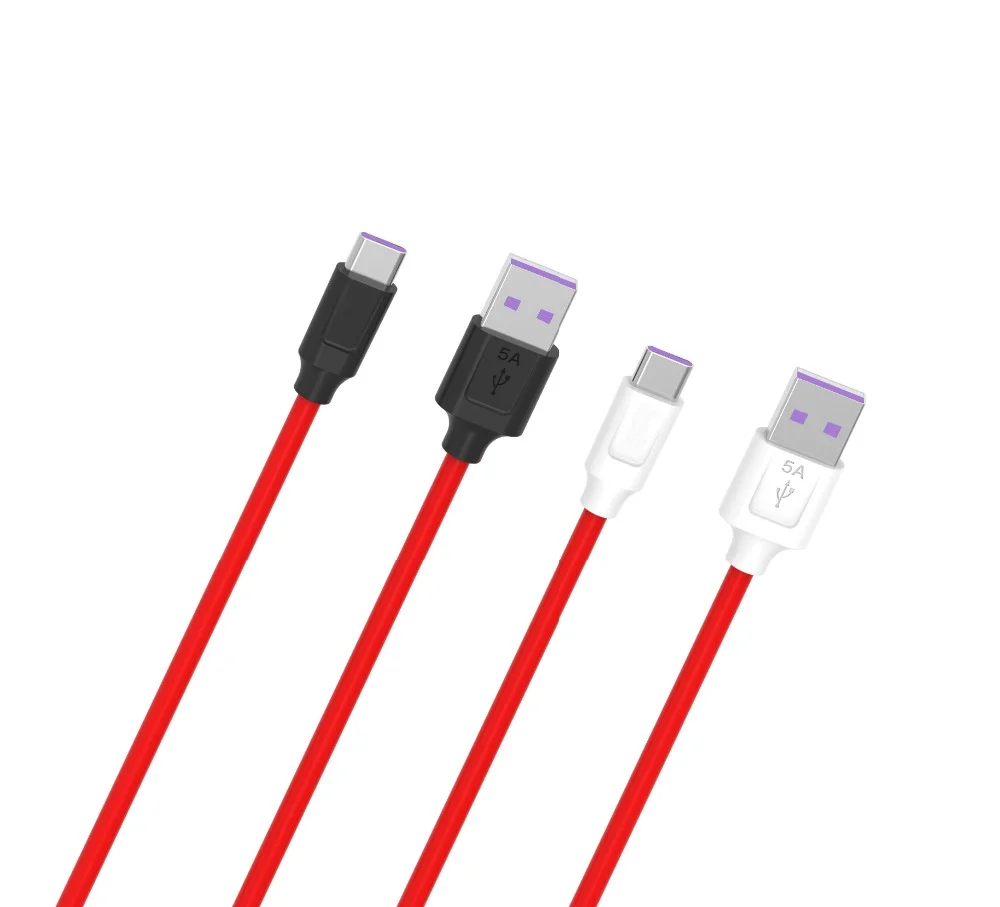 
Type c fast cable 5A TPE Flexible USB Fast charging USB 3.0 Data Cable 