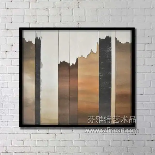 Высокое Качество Ручной Работы Холст Аннотация Горный Группа Живопись