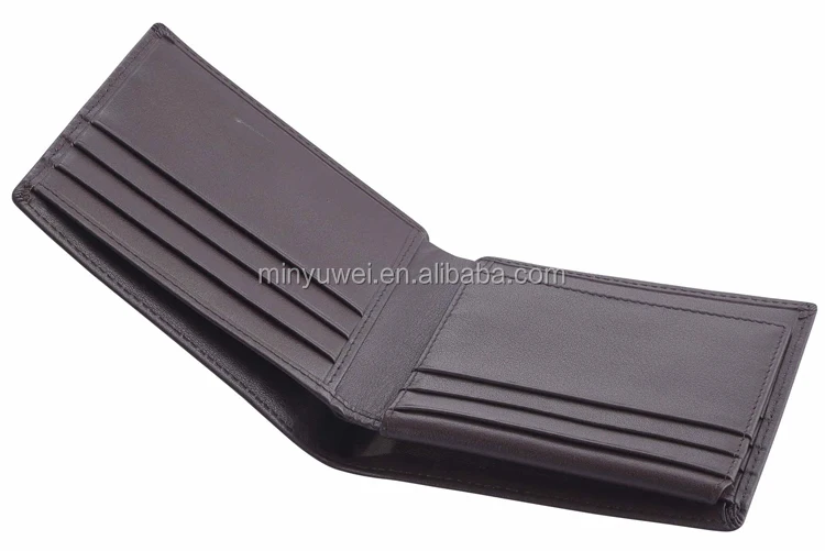 RFID Blocking Mens Leather Wallet ID card holder Bifold Trifold wallet for men