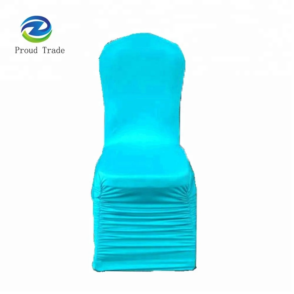 Gorgeous banquet swag back chair cover with factory price