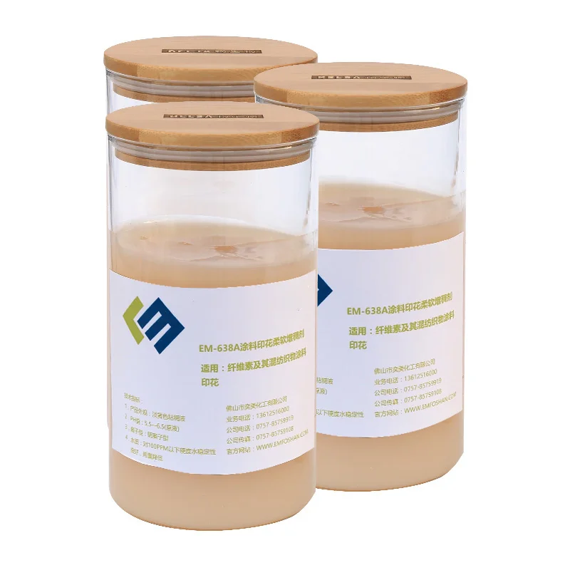 Pigment printing soft thickener