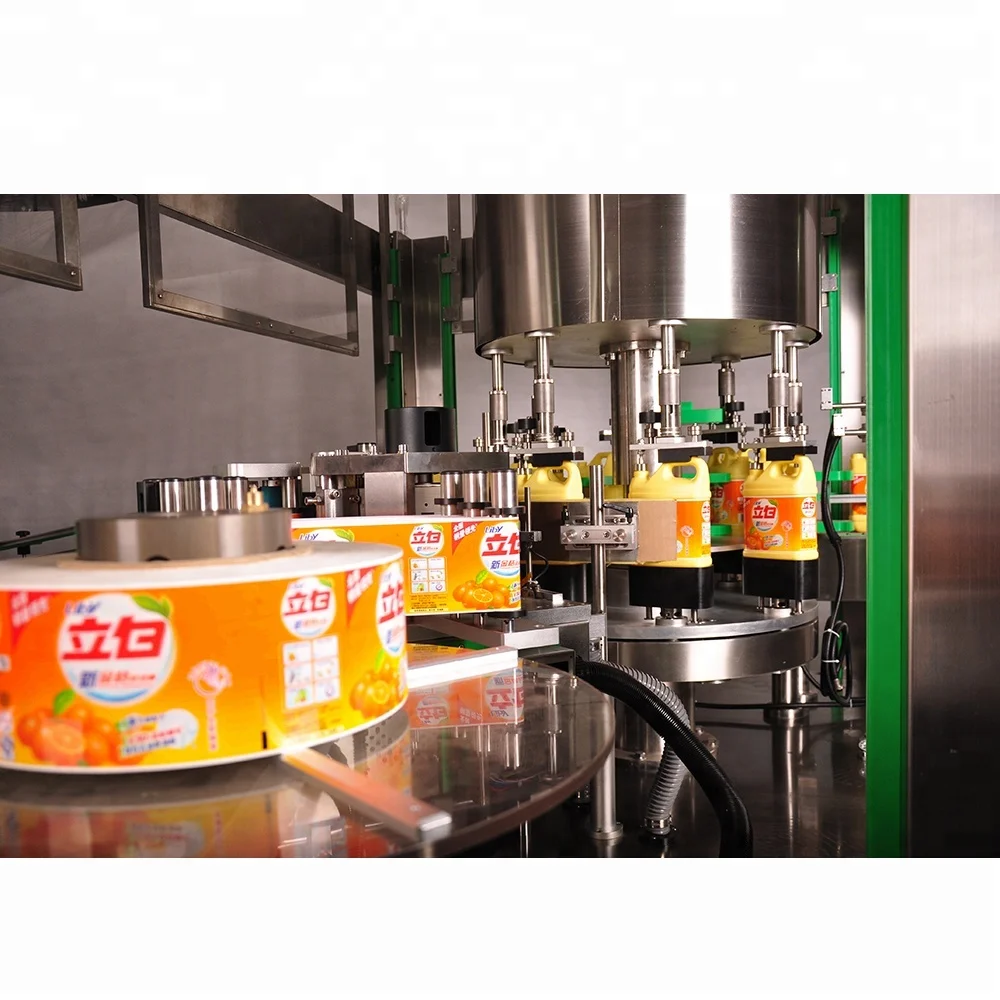 automatic rotary OPP hot melt glue labeling machine for square bottle 10000 BPH