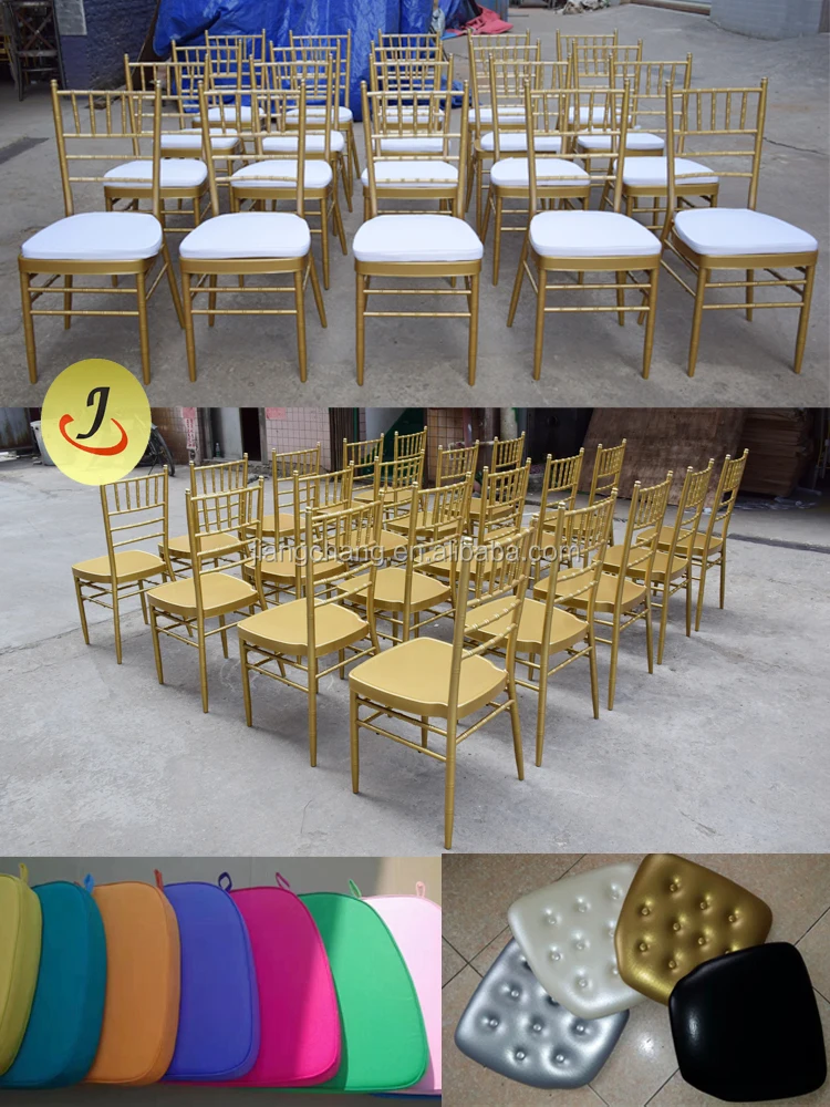 Stackable Aluminum Wedding Tiffany Chair For Rental JC-A02