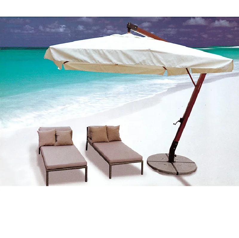 
Poly Rattan Sunbed / PE plastic Wicker Sun Lounger with cushion 
