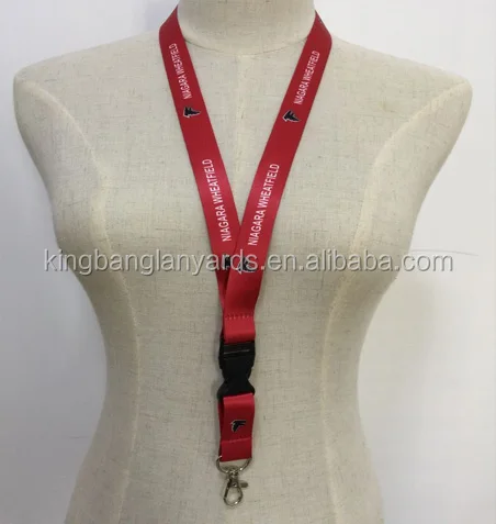 OEM custom printed id card badge holder strap laynard landyards nylon lanyard for keys