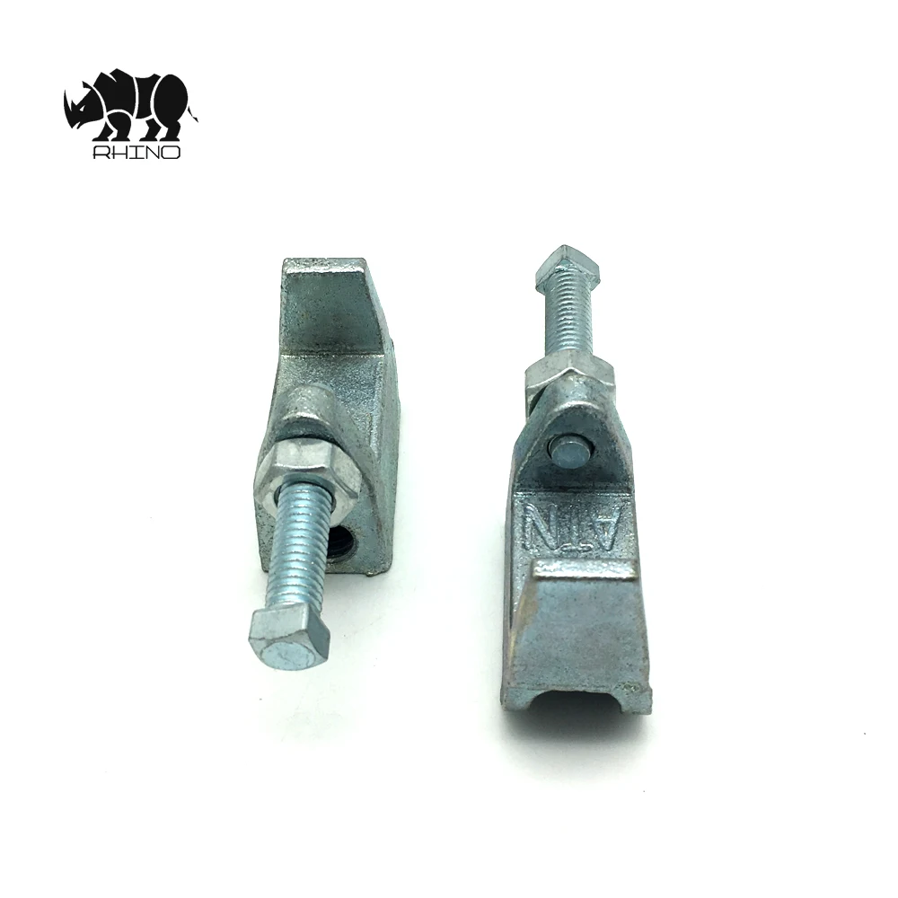 Electro-Galvanized Steel C-Type  Wide Mouth Universal Reversible Malleable Cast Iron EZ-Riser Beam Clamp for Heavy Vertical Load