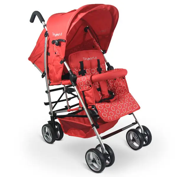 Twin Stroller Baby Twin Tandem Stroller Pushchair With EN1888
