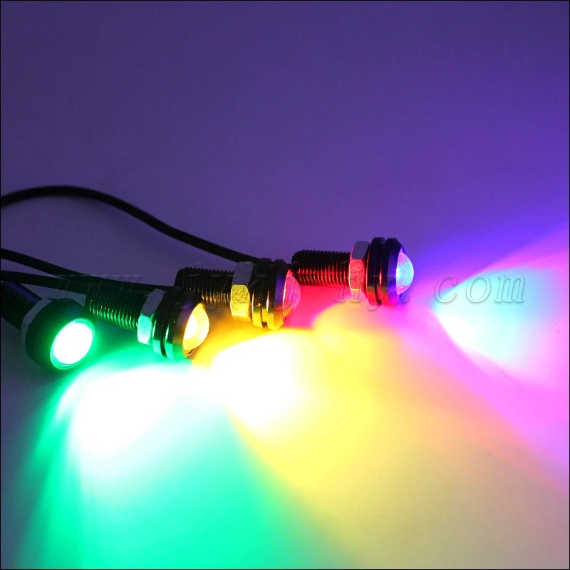 High Power LED eagle eyes 2 X Bolt on Screw LED Mini Eagle Eye Parking Daytime Driving Tail Light Backup DRL Fog Lamp Car Light
