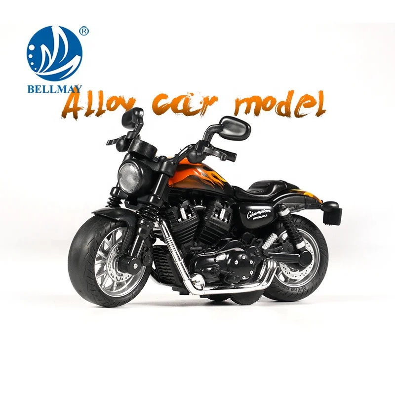 Bemay игрушка легкая музыка Harley мотоциклетная хобби модель автомобиля игрушечный транспорт для продажи