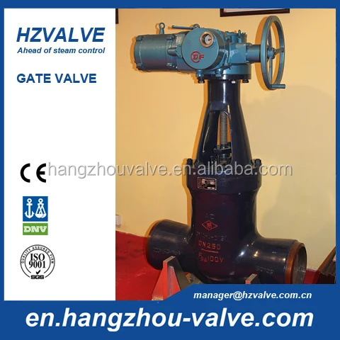 High pressure forged steam gate valve