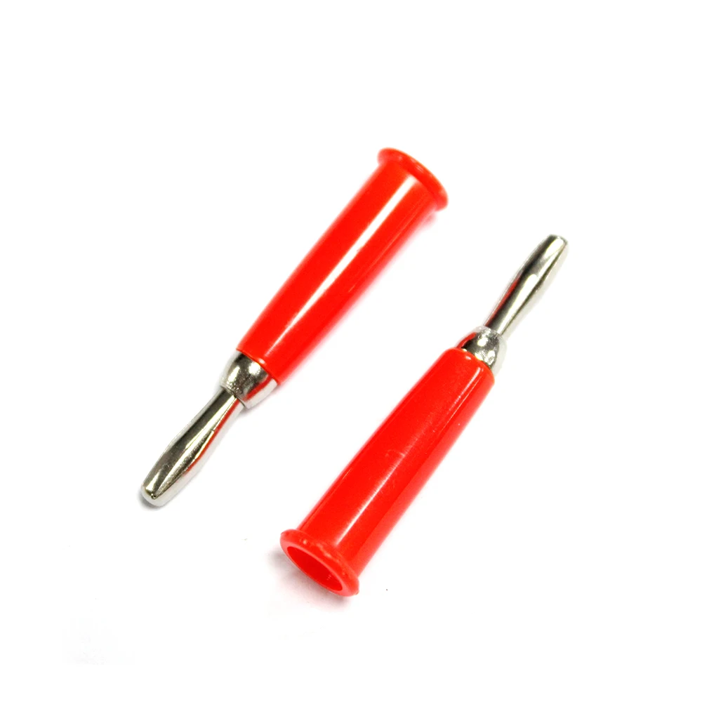 В наличии, новый и оригинальный разъем, банановая головка, 4 мм, красные электронные компоненты