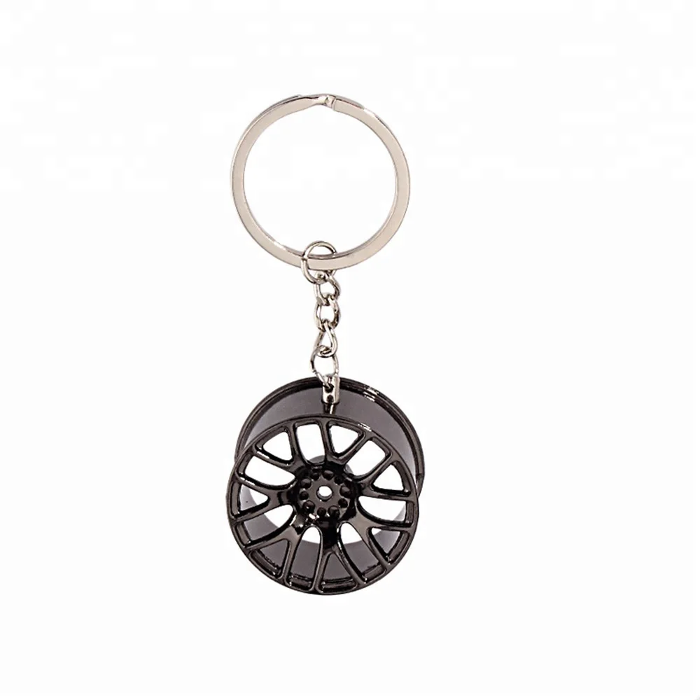 Automotive Turbo Keychain Car Part Model custom Key Chain pom pom metal keychain custom