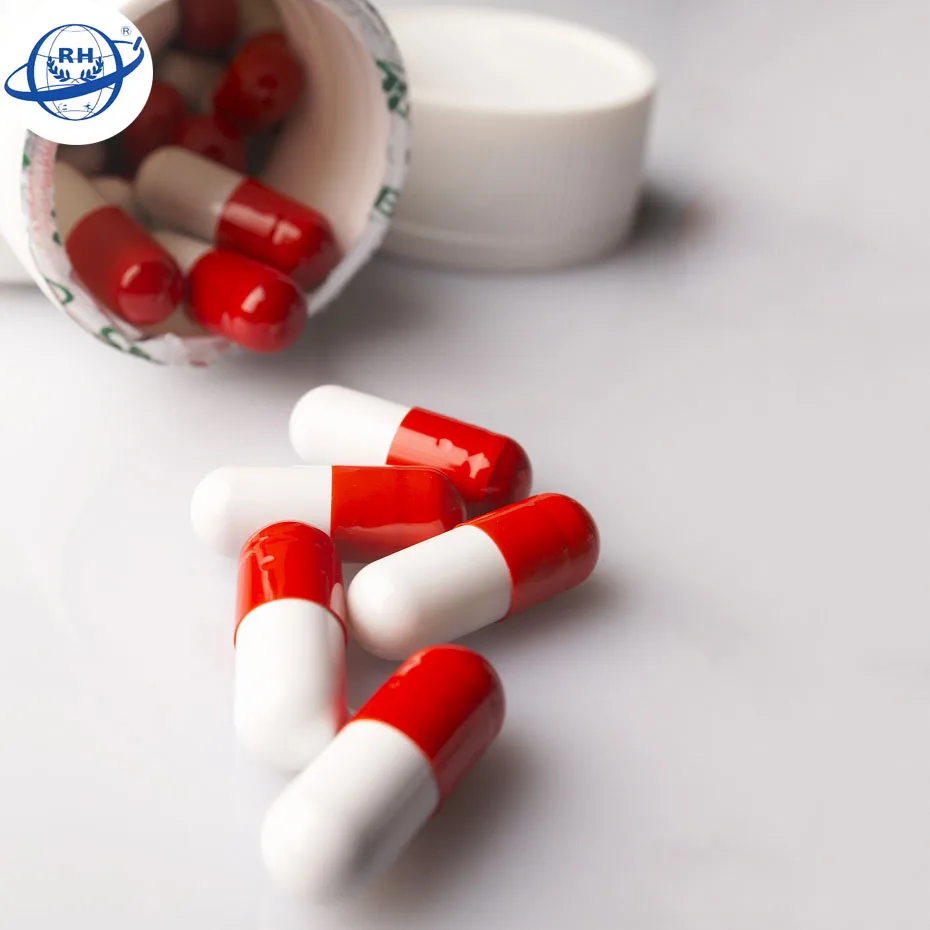 empty capsules red and white size 0 1 2 capsules