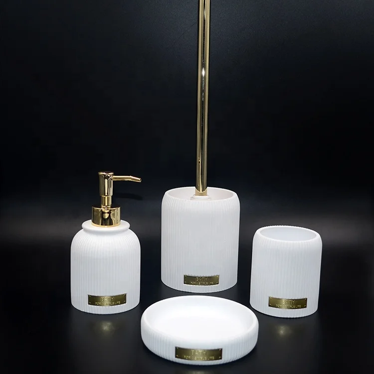 
Bathroom Accessories Set Resin 