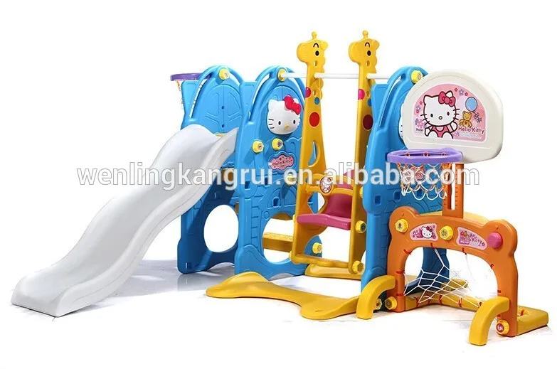 Простой дизайн мини слайд и качели для ребенка