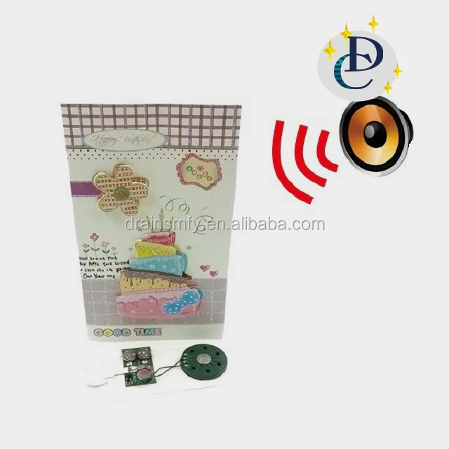 Programmable musical chips for greeting card