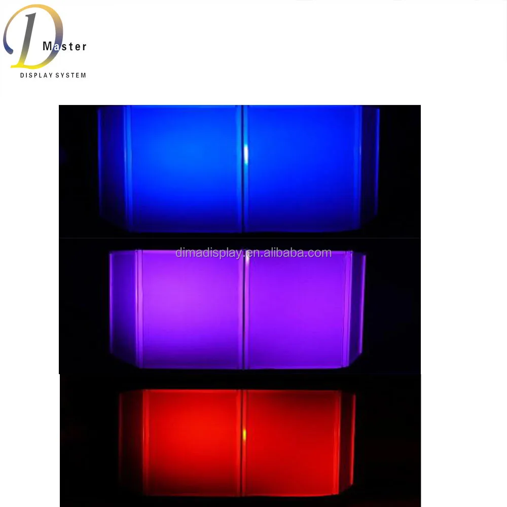 DJ Facade / DJ Booth Frontboards Naga 4 Small Panel / Black Frame