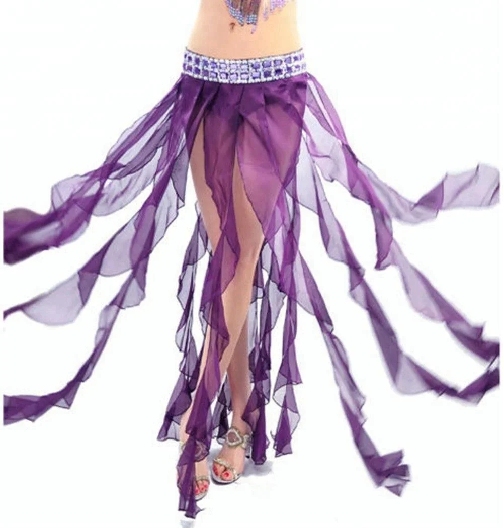 Bestdance Sexy Belly Dance Costume Hip Scarf Skirt Hula dance belt Hip scarf Fancy belts