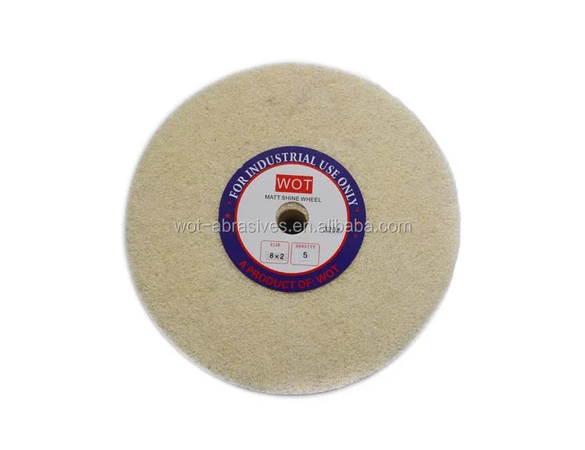 China Manufacture Abrasive Nylon Buffing Non Woven Polishing Wheel For Polishing Stainless Steel