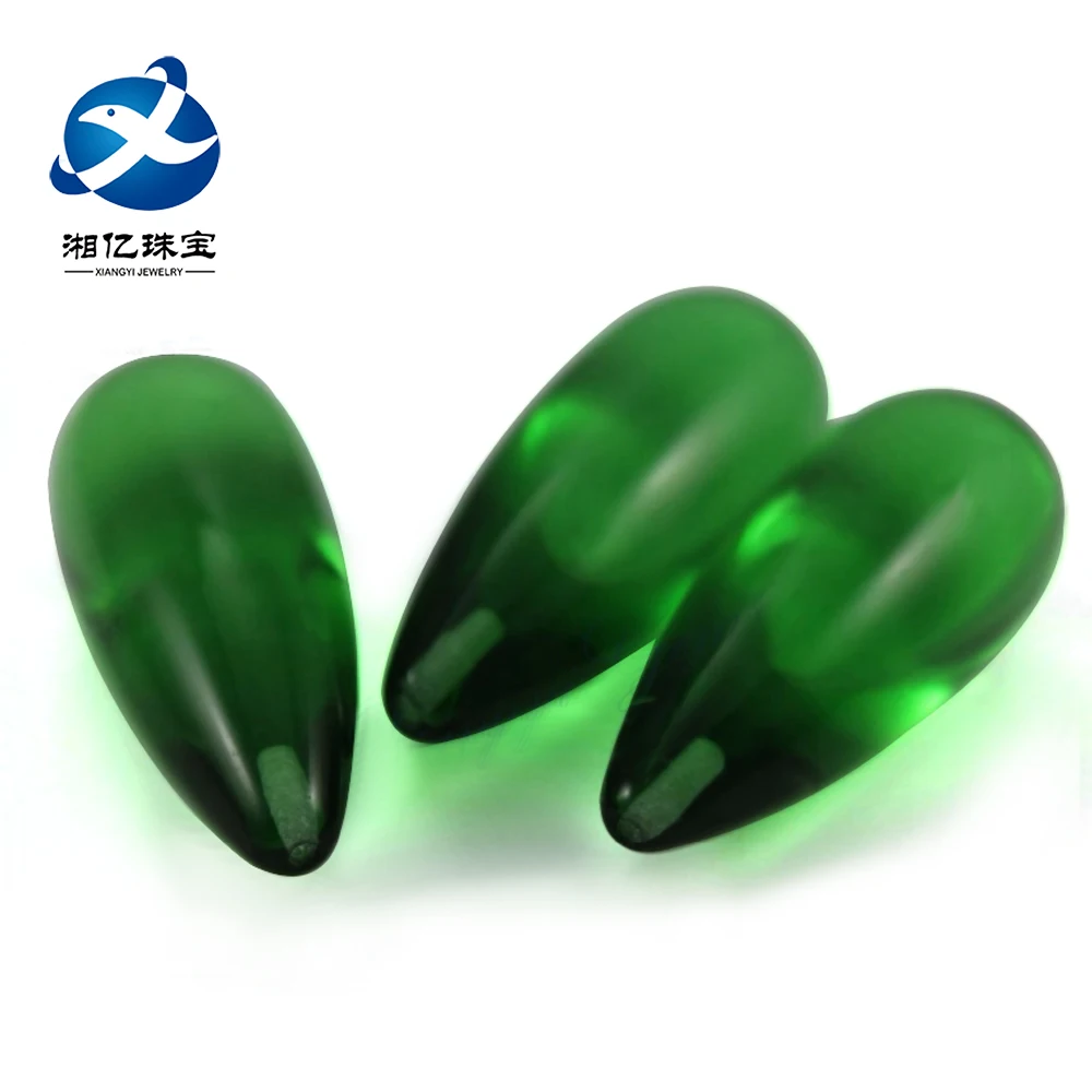 Fancy 13x33mm Teardrop Loose Glass Gems for Chandelier Decoration