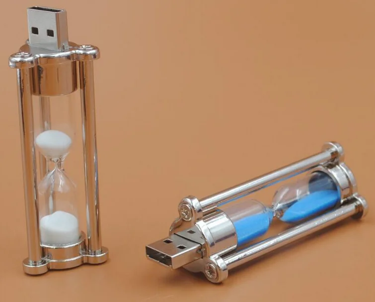 lovely hourglass shape promotional gifts Original sand clock pendrive Hourglass usb flash drive sand glass gift memory stick h