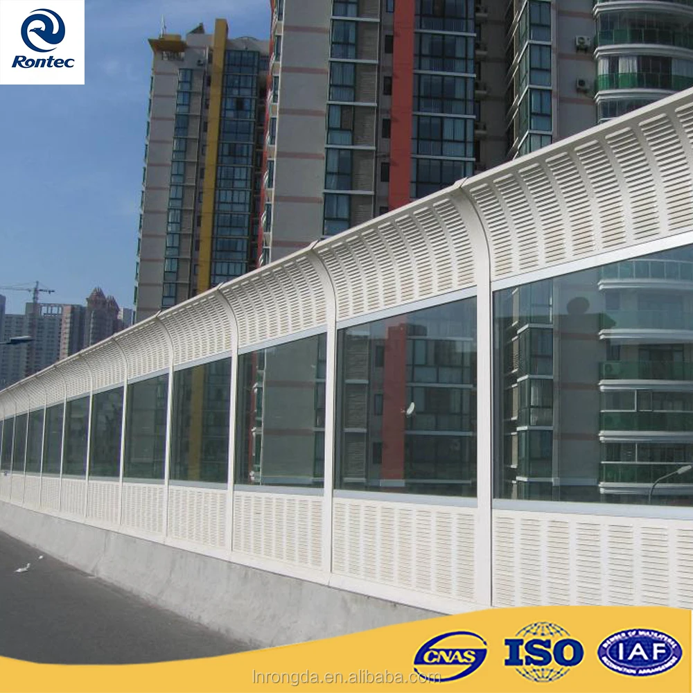 
Multifunctional sound absorbing fence barrier 