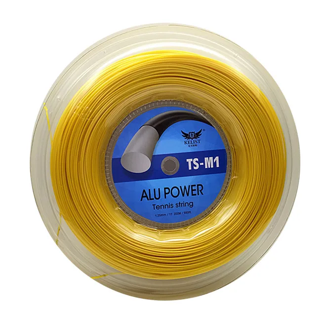Wholesale High Quality KELIST Alu Power Polyester Tennis String For Gauge 1.25mm/16L 200m