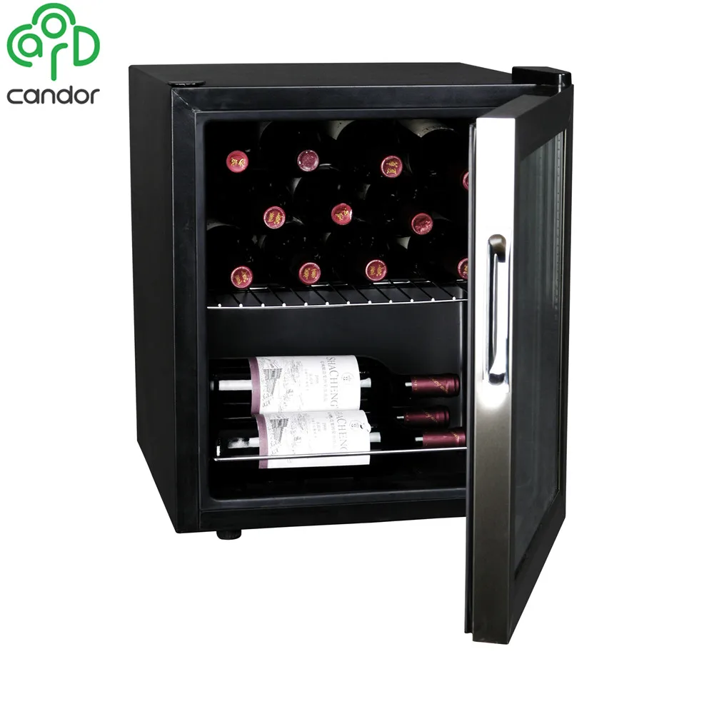 15 bottles table top compressor wine cooler glass door wine cellar