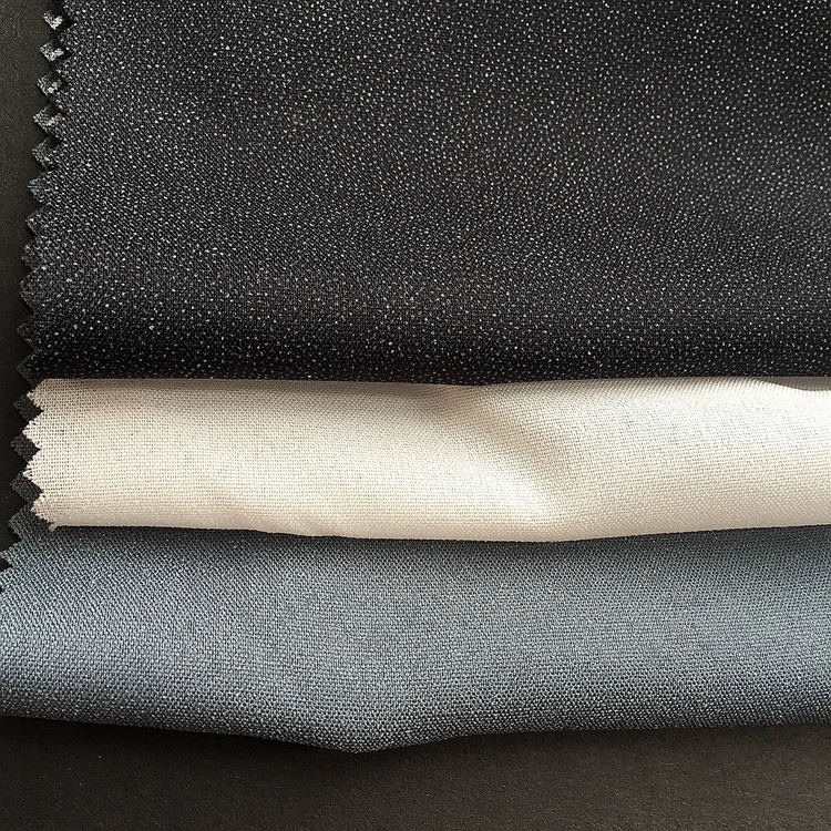 
Custom Design Woven Fusible Hair Interlining Stock Fabric for Coats 
