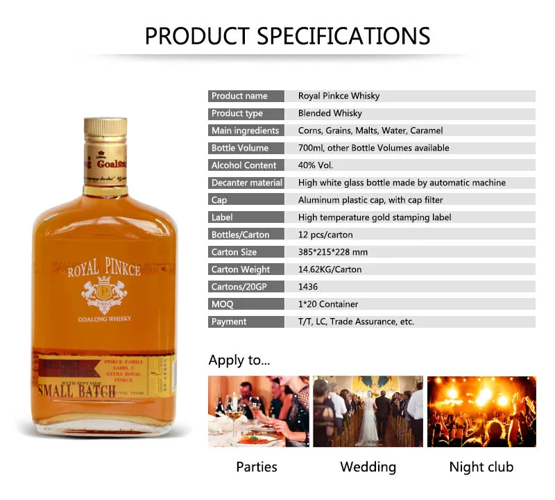 Professional Wholesale Whisky Liquor Aloholic Beverages whiskey distillery factory for Buyers-Free Artwork Available