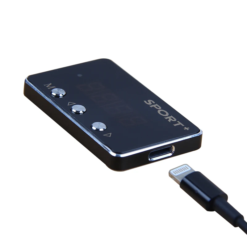 China Silver Ultra Thin Car Electronic throttle controller with Double Chip Control 6 Mode Function