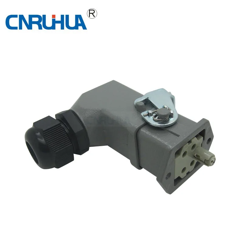 Hdc-ha-04-05d industrial cable connector heavy duty connector CE RoHS approval