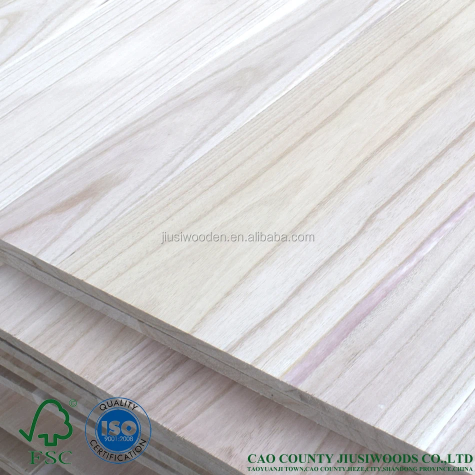 
High Quality Solid Wood Board Coffin board Paulownia Wood Price 