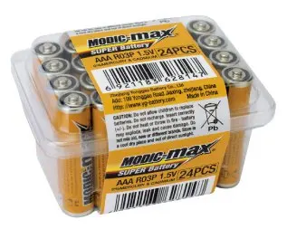 Zinc manganese  Battery AAA R03