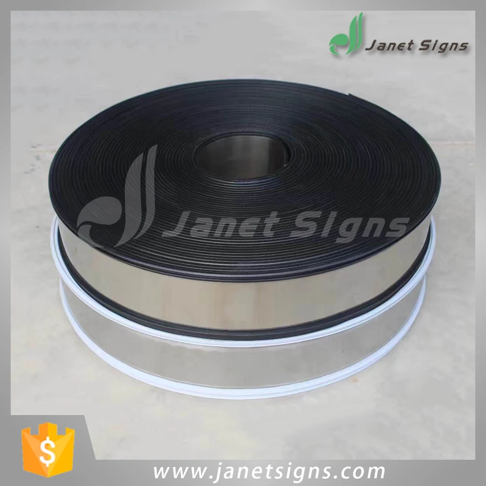 
Colorful channel letter soft 80 mm plastic profile made in China 