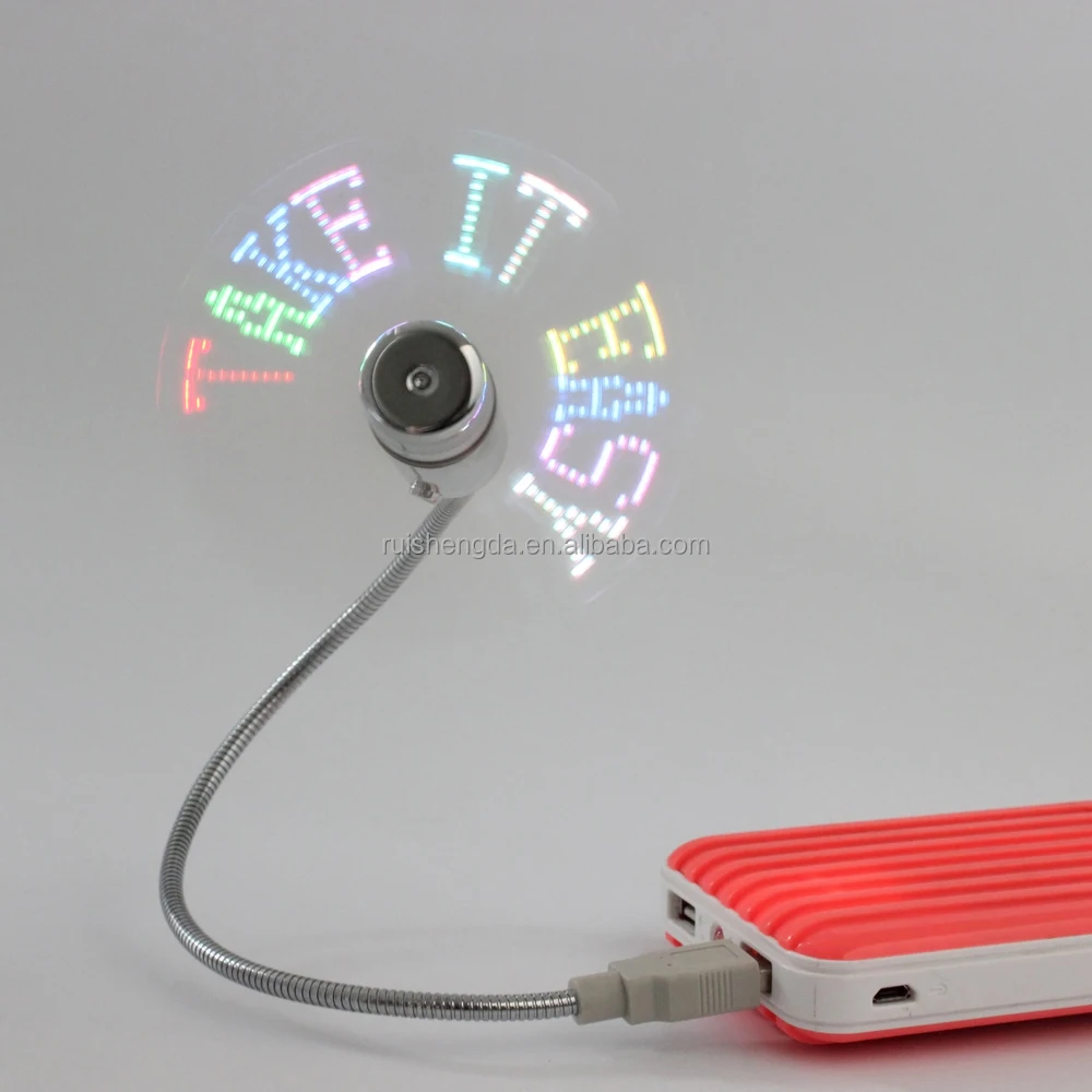 2016 Hot fashion best gifts dc laptop program usb led fan electric powered mini fan and CE, Rohs certification air cooling fan