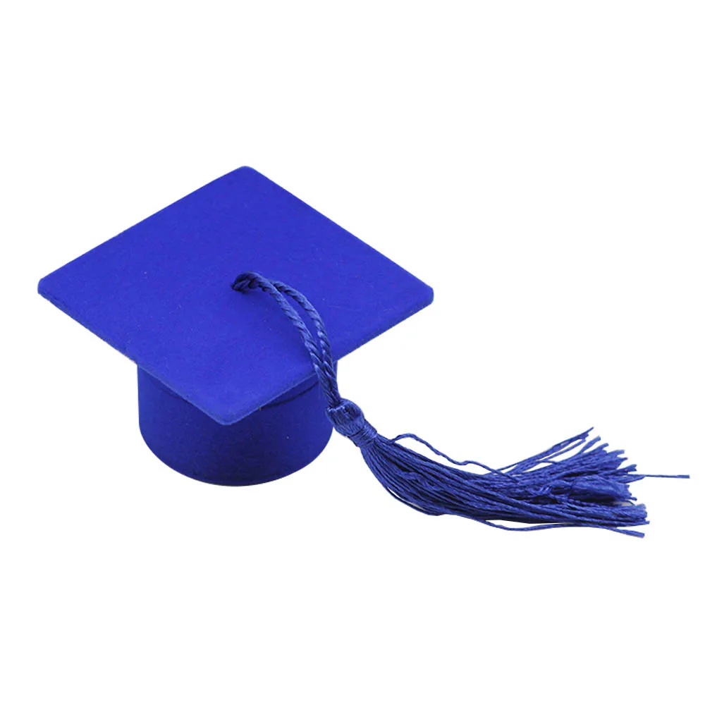 Factory price graduation gifts case with foam insert cap shape jewelry box