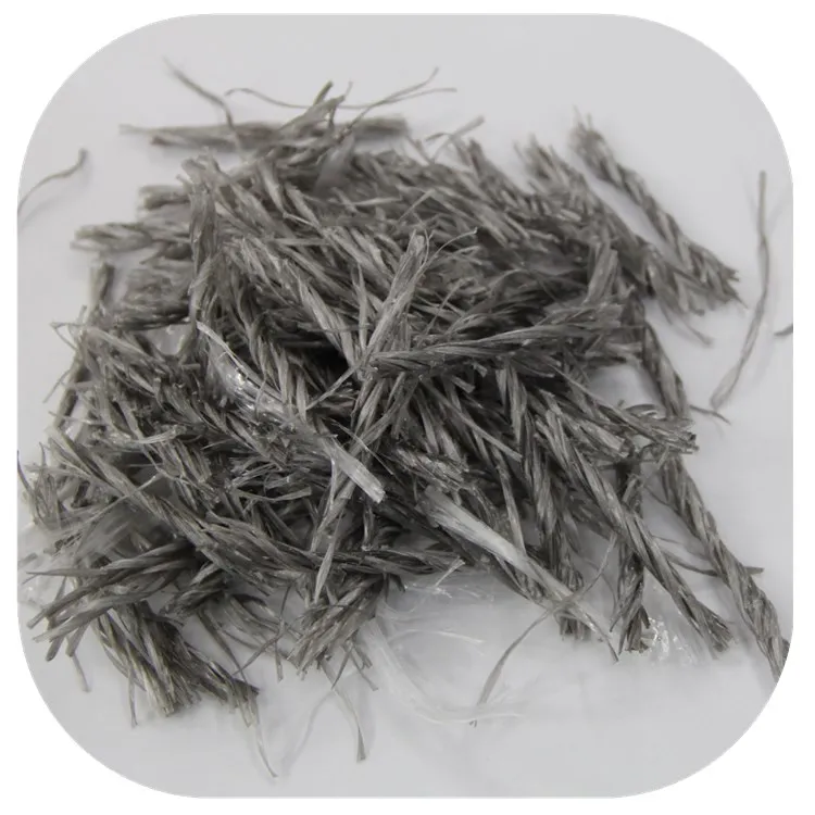 PP волокно витая bunchy форма используется в бетоне