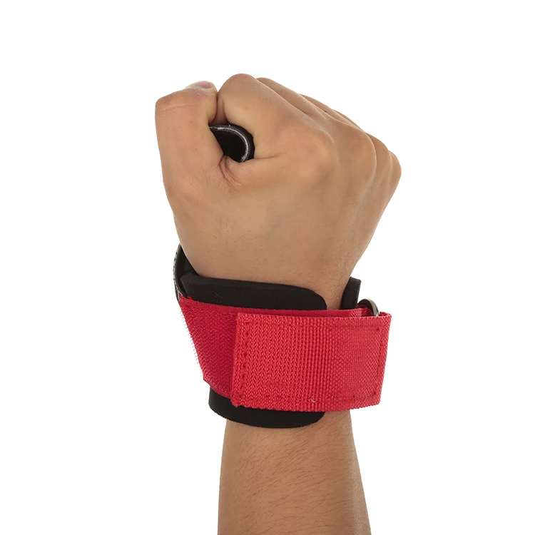Wholesale Fitness Safety Professional Made Wrist Straps Weight Lifting Gym Training Grips For Palm Protection