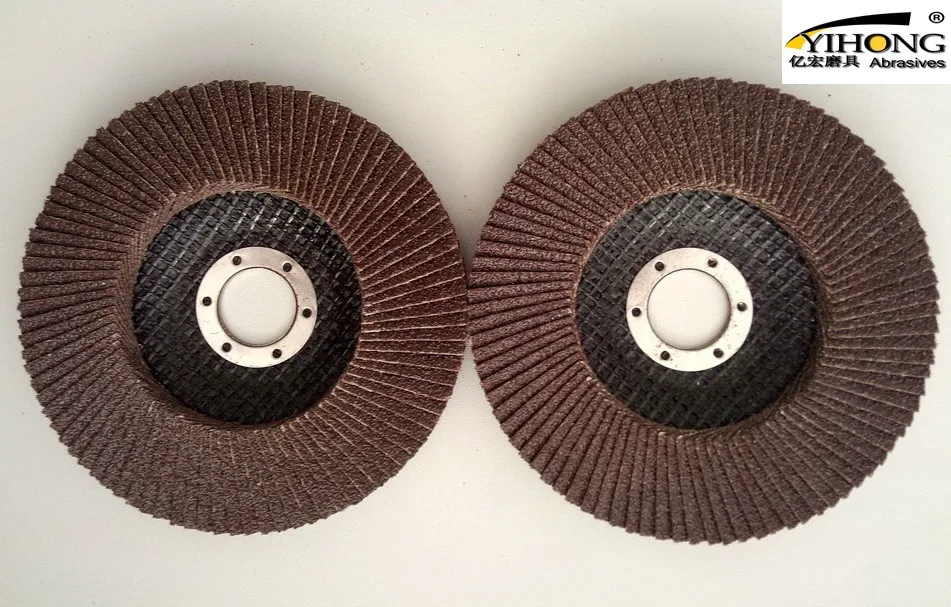115 mm 60 grit  aluminium oxide flap disc for grinding and polishing