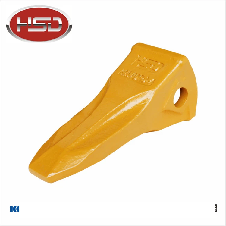 PC200 excavator bucket sharp rock teeth 19570rc with double reinforced pointed tooth